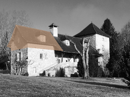 Implantation Chambres Moulin du Boisset