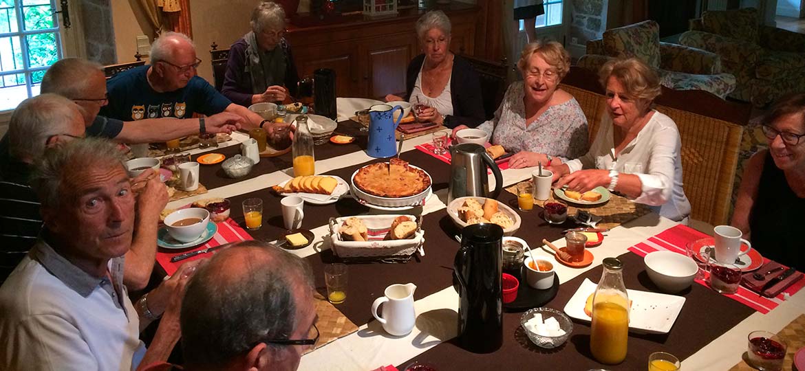 Le petit-dejeuner du Moulin du Boisset